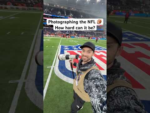 How tough is it being an NFL Photographer? 📸🏈