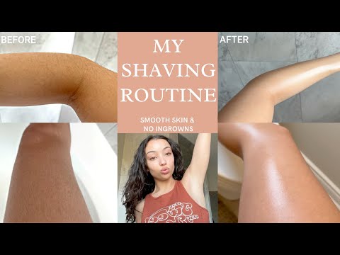 MY SHAVING ROUTINE | full body | tips for smooth skin & no ingrowns
