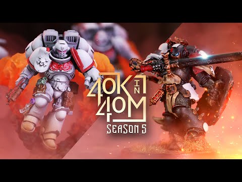 Black Templars vs White Scars Warhammer 40k in 40m