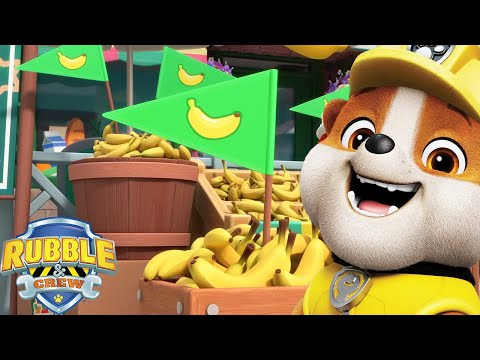 'It's Banana Day' Song 🎶 | Rubble - Paw Patrol | Cartoons for Kids