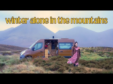 A Stormy Winter Alone In My Van in Scotland
