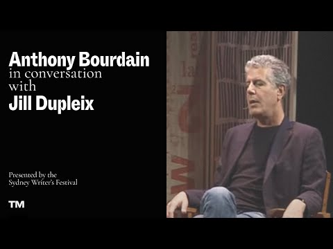 Medium raw. Anthony Bourdain in conversation