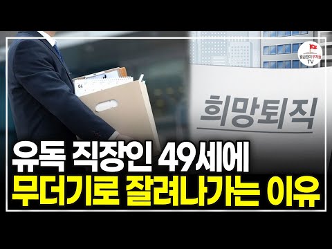 "대기업도 소용없어요" 한국인 99%가 겪는 퇴직 후 현실, 노후는 앞으로 이렇게 준비하세요. (사람과 직업연구소 정도영 소장)