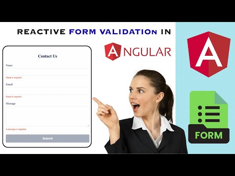 Reactive Form Validation In Angular | FormGroup | FormBuilder ||Angular Tutorial