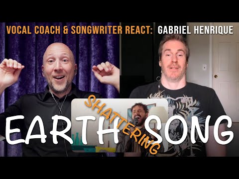 Vocal Coach & Songwriter Blind React to Gabriel Henrique - Earth Song | Song Reaction and Analysis