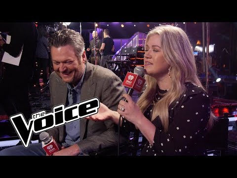 Blake Shelton & Kelly Clarkson Talk About Their Rivalry On The Voice, The Block Button & More