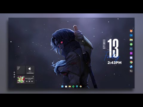 Windows 11 Desktop Customization | Warrior Theme