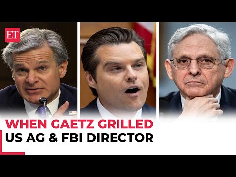 When Matt Gaetz grilled FBI director Wray and US Attorney General Garland at Congress hearing