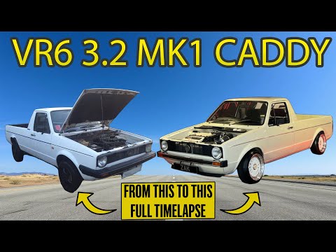 3.2 VR6 VW Caddy MK1 DIY Restoration Full Timelapse | Full Build In 18 Mins - Volkswagen