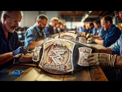How WWE Championship Belts Are ACTUALLY Made