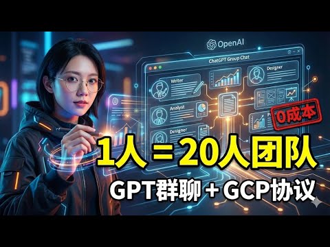 0成本！这个被99%人忽视的GPT“群聊”功能，让我拥有了20人的顶尖专家团 | 原生AI协同系统方法论+实战 | 灵姐独家原创