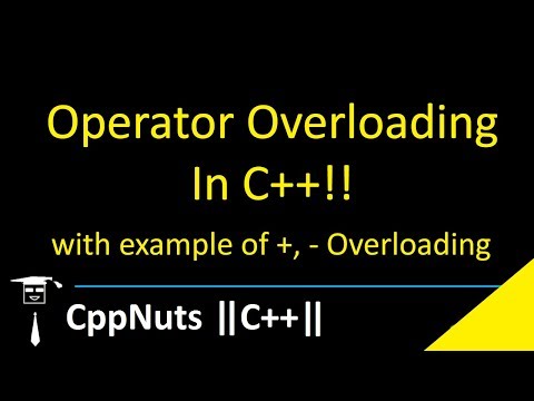 Operator Overloading In C++