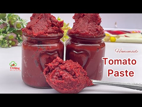 HOW TO MAKE TOMATO PASTE AT HOME| HOMEMADE TOMATO PASTE|NEW WAY OF MAKING TOMATO PASTE FROM SCRATCH