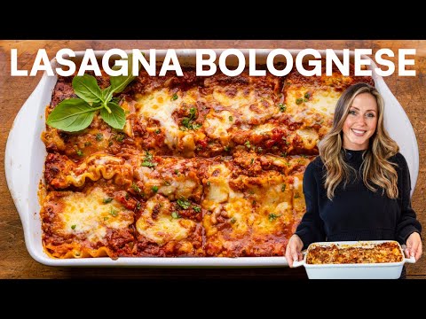 My Favorite Lasagna - Lasagna Bolognese with Ricotta