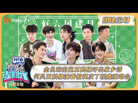 MULTI SUB《你好, 星期六》团建企划:全员玩密室王鹤棣吓出家乡话 何炅王鹤棣演看檀健次丁程鑫演唱会 20240817 | Hello Saturday|MangoTV