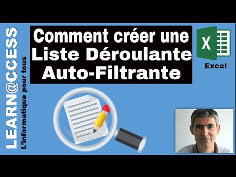 Excel - Comment créer une  Liste Déroulante auto-filtrante
