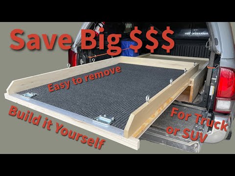 DIY Truck/SUV Drawers and Bed Slide, Inexpensive and Easily Removable