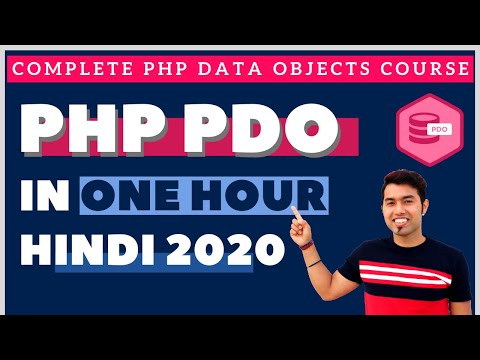 PHP Data Objects (PDO) Tutorial in One Video in Hindi 🔥