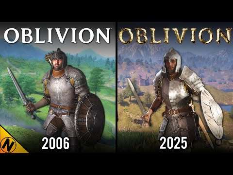 Elder Scrolls IV: Oblivion Remastered vs Original | Direct Comparison