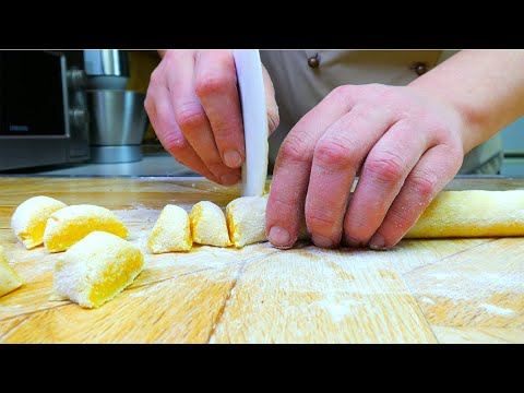 Lazy DUMPLINGS. Step-by-step recipe with potatoes.