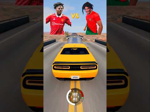 IShowSpeed vs Purav Jha in BeamNG Drive!  #ishowspeed #puravjha #shorts