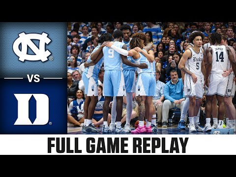 North Carolina vs. Duke Full Game Replay | 2024-25 ACC Men's Basketball