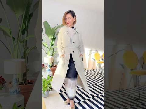 yes, the trench coat is part of the look, since we were sitting on a terrace! Have a nice weekend ❤️