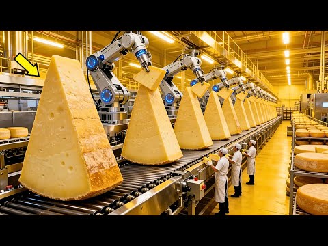 CÓMO SE HACE el QUESO en las MEGA FÁBRICAS (Proceso completo) 🧀