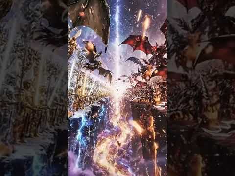 Final Clash of Light and Shadow | Heaven vs Hell #shorts  #aiart #pyramidsofegypt