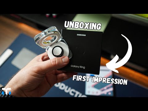 Samsung Galaxy Ring Titanium Black Unboxing & First Impressions!