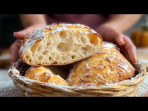 Get the PERFECT Italian bread in 1 hour without kneading!
