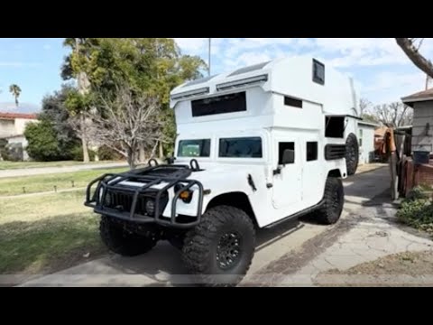 Bulletproof Overland camper. Inside this wild armored Humvee!