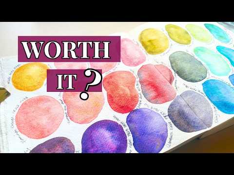 Are they worth it? NEW Holbein Granulating Watercolours