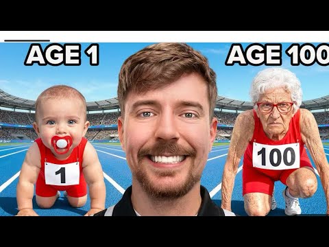 Ages 1 - 100 Race For $250,000! @MrBeast 