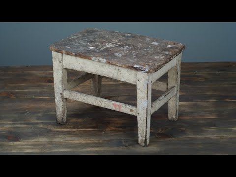 Restoration of old stool  - 🎬