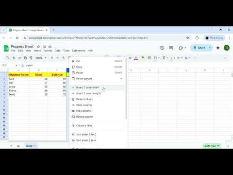 Google Sheets for Beginners | Create and Format a Progress Sheet Easily