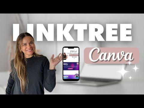 😍 How to make a LINKTREE with CANVA / Canva Tutorial