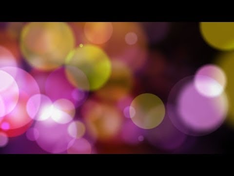 Bokeh Colored Dots Particles | 1 HOUR | Beautiful Relaxing Screensaver