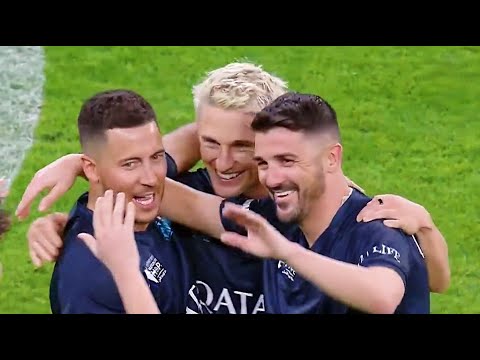 I SCORED the FIRST GOAL of Match For Hope (w Kaka, Eden Hazard, D. Villa & R. Carlos) | 🥶 HIGHLIGHTS
