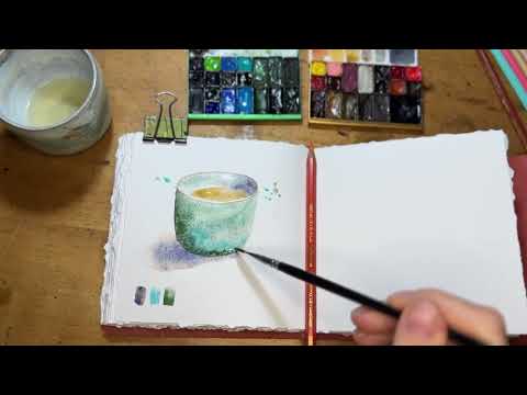 Mixed Media Tea Cup