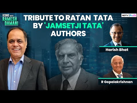 A Tribute To Ratan Tata: Authors Of 'Jamsetji Tata' Share Their Memories | Icons With Ramesh Damani