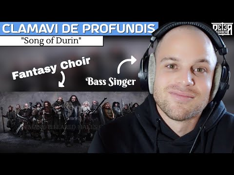 My First Time Hearing Clamavi de Profundis! Bass Singer Reaction (& ANALYSIS) | "Song of Durin"