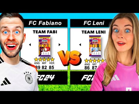 FC Fabiano vs FC Leni - ABER FUßBALL SPIELKARTEN bestimmen unser Team! 🤩⚽️