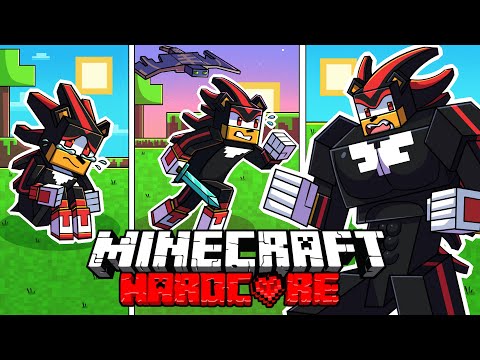 I Survived 1000 DAYS as SHADOW from SONIC in HARDCORE Minecraft - Top Cartoon Superhero Compilation