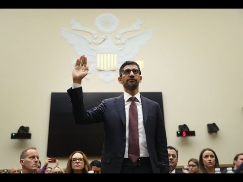 Google CEO Sundar Pichai testifies before the House Judiciary Committee