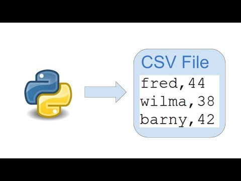 Python - How to write to a CSV file