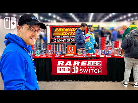 This Booth was PACKED with RARE Switch Games