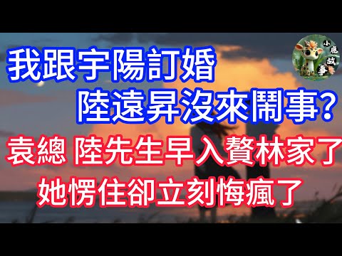 「我跟宇陽訂婚，陸遠昇沒來鬧事？」「袁總，陸先生早就入贅林家了！」她愣住卻立刻悔瘋了！#深夜淺讀 #小说推荐 #总裁 #宠妻 #故事 #夜读人生 #大橘讲故事 #悦彤