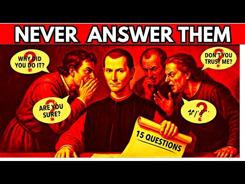 15 Questions Liars Ask to Manipulate You - Machiavelli's Reverse Psychology Tactics