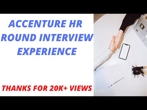Accenture HR round interview experience | final HR round interview experience.HR Interview question.